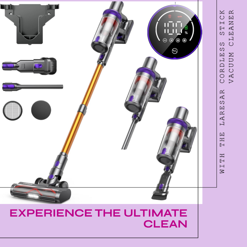 Laresar Cordless Stick Vacuum Cleaner: 2024