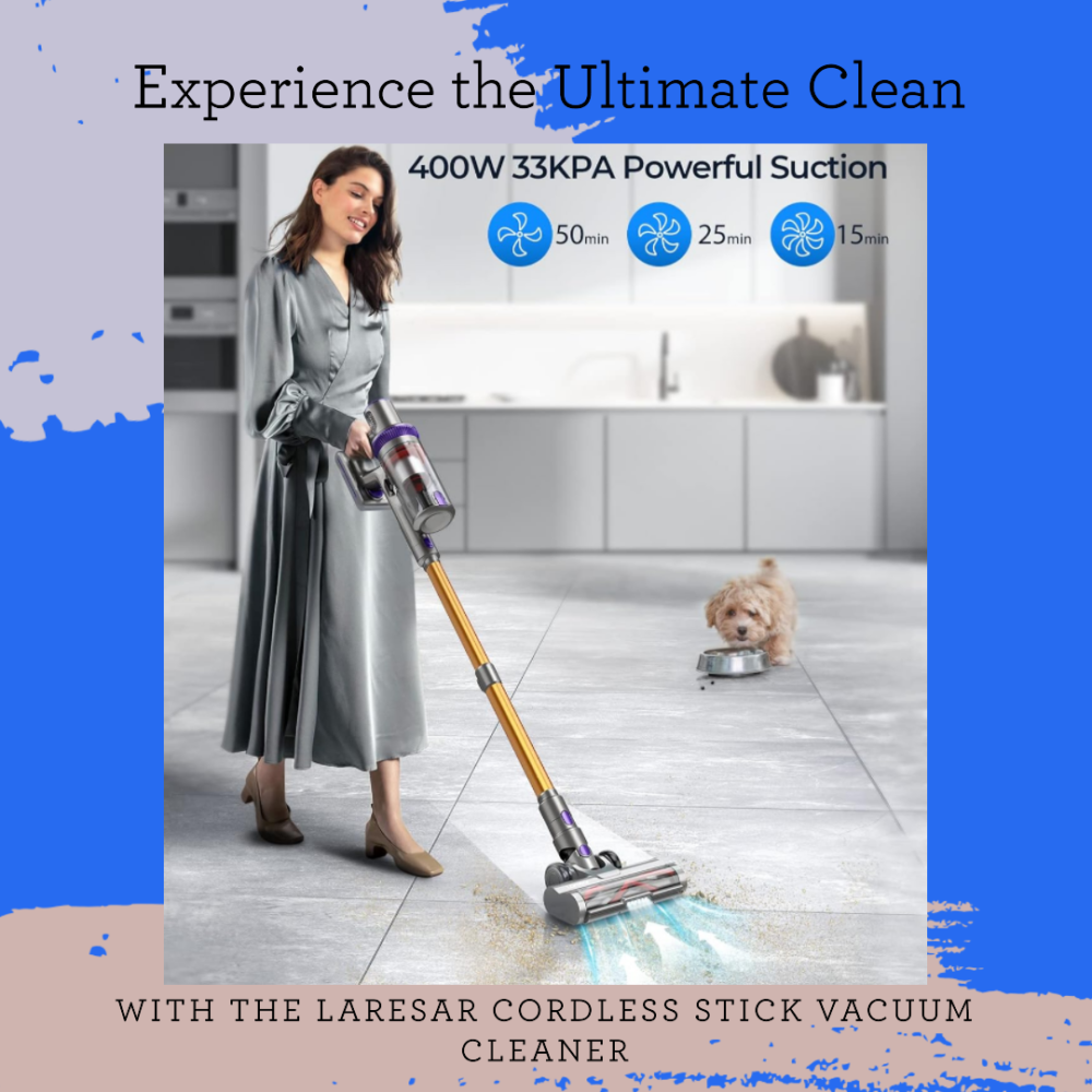 Laresar Cordless Stick Vacuum Cleaner