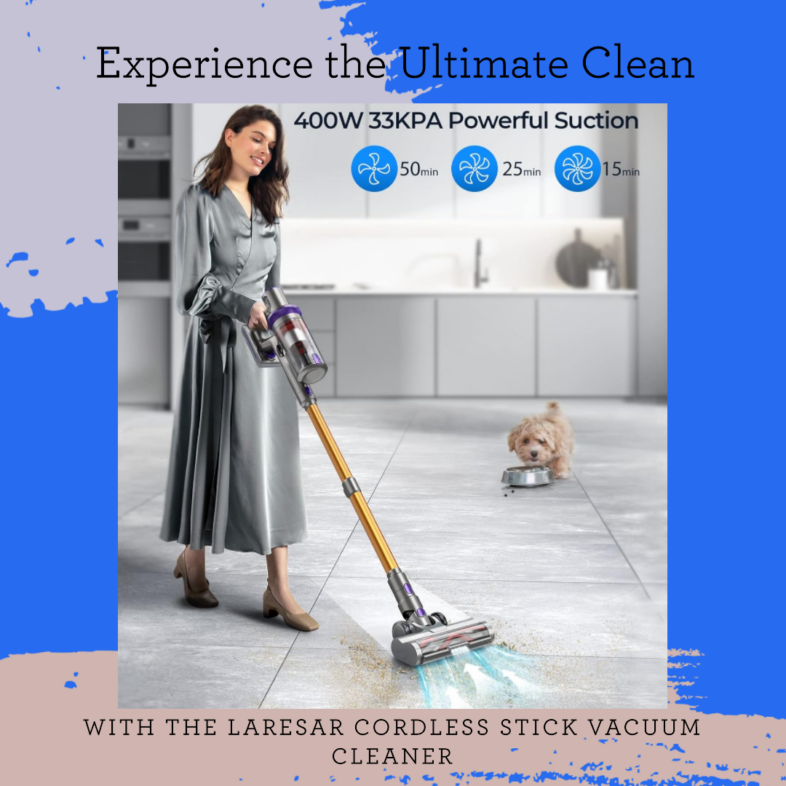 Laresar Cordless Stick Vacuum Cleaner: 2024