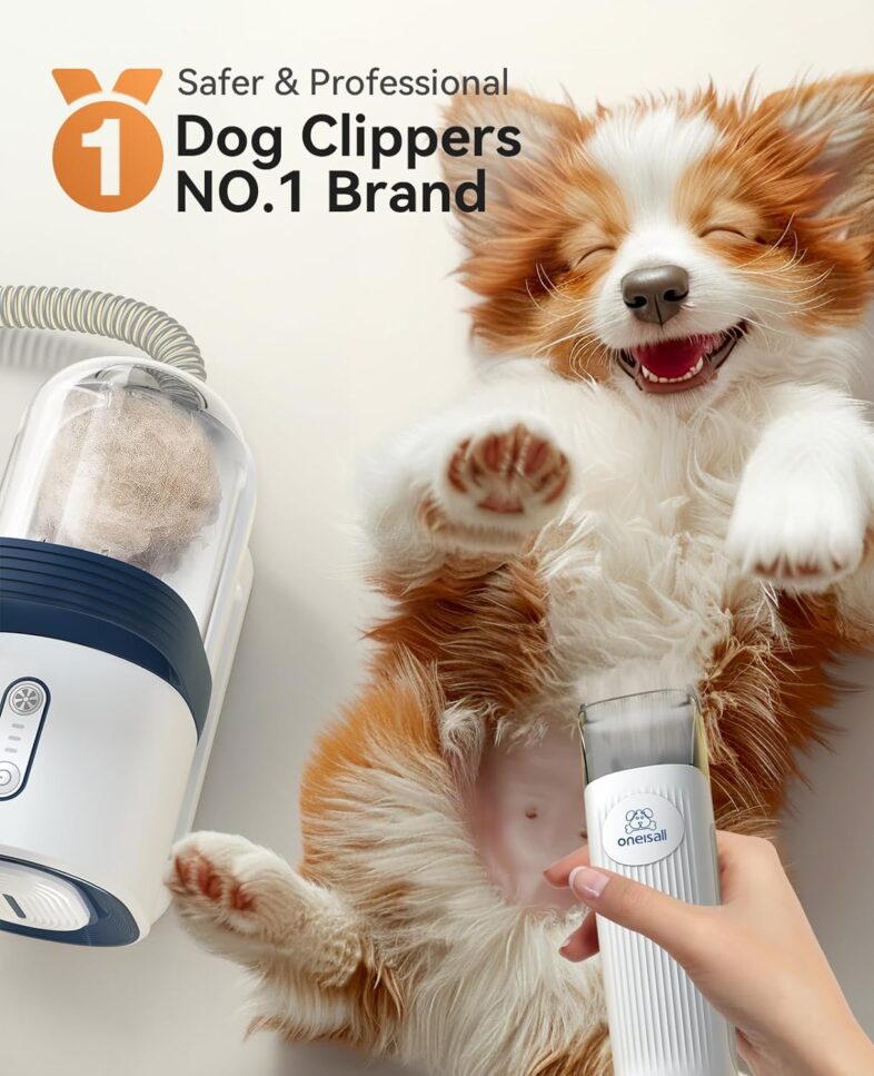 Oneisall Dog Grooming Vacuum Kit