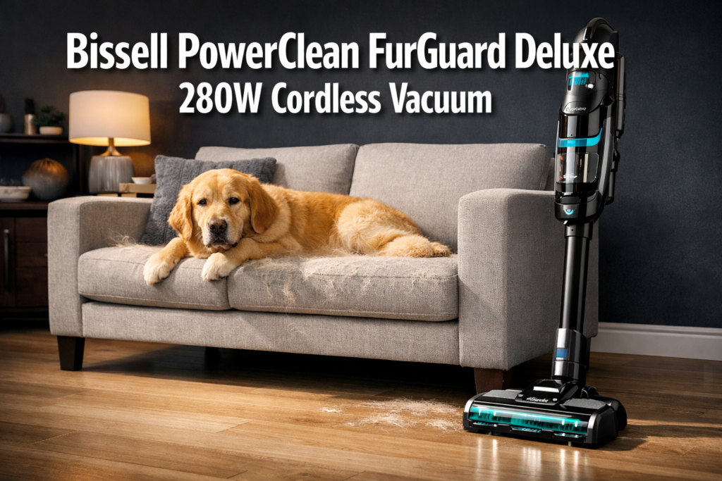 Bissell Powerclean Furguard Deluxe 280W Cordless Vacuum